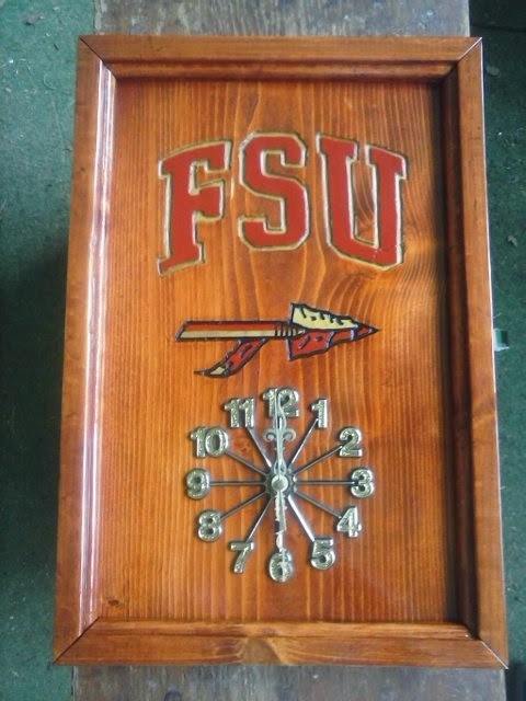 Router carved clocks $40-50 will ship
