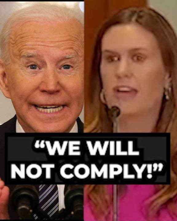 The Scoop on Instagram: "Gov. Huckabee said it right, Normal vs insanity. Every governor should follow her lead on this issue and 'Not Comply.' Alert your community about what Biden is attempting to do to women! . #NCAA #SarahHuckabeeSanders #Wow #Arkansa