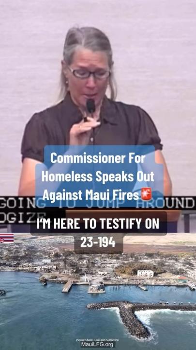 WhiteAzn4Life on Instagram: "“They’re going to eliminate who you are” - Commissioner For Healing Solutions For Homelessness on the lack of support being given to the victims. #maui  “Get ready”