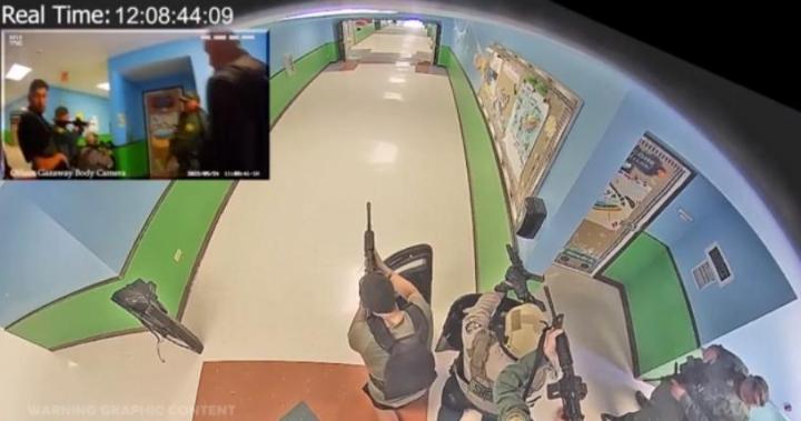Hallway footage obtained in Uvalde school shooting - Watch It He