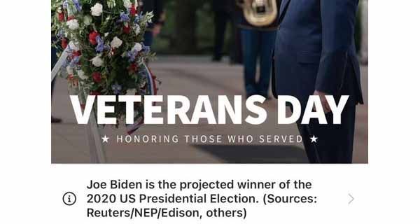 Instagram can't even let President Trump post a Veterans Day pho