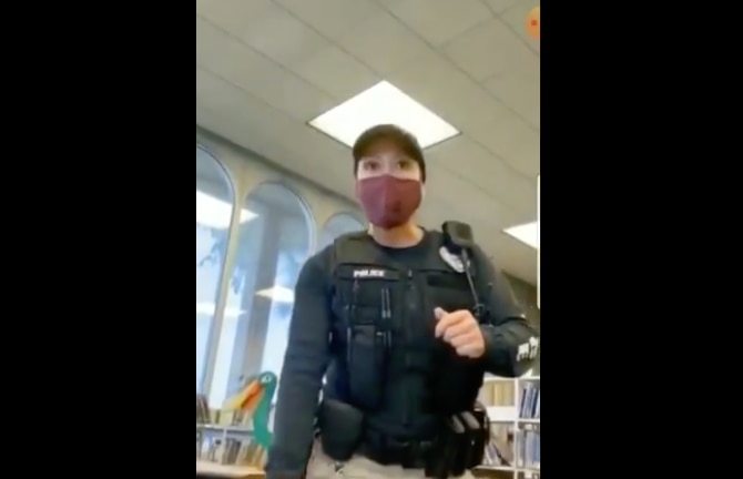 VIDEO: Library Calls Cops on Mother and Young Child for Not Wear