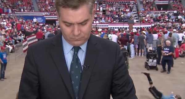 CNN's Jim Acosta sees an opportunity to drive a wedge between Pr