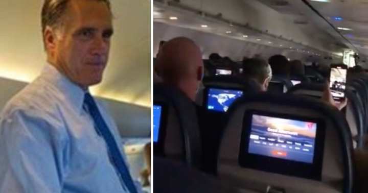 Mitt Romney Is Mocked and Ridiculed On Flight To DC From Utah By
