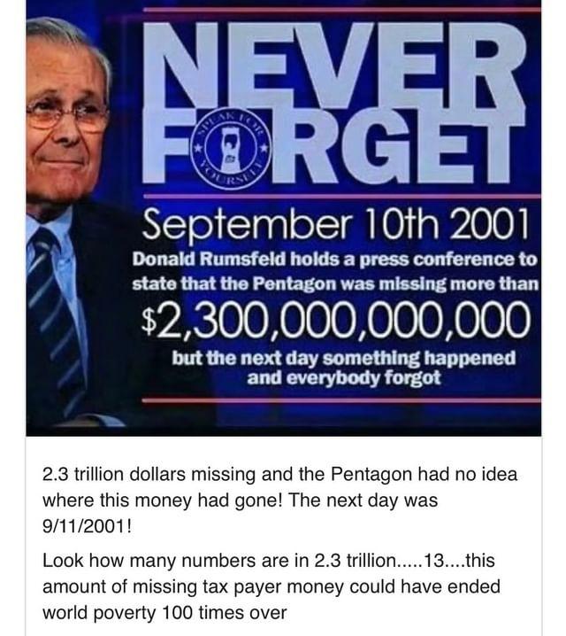 @nyc_wtc on Instagram: "#wtc #911 #nyc #neverforget #worldtradecenter #september11th #twintowers Never forget the missing 2,3 trillion$ on September 10"