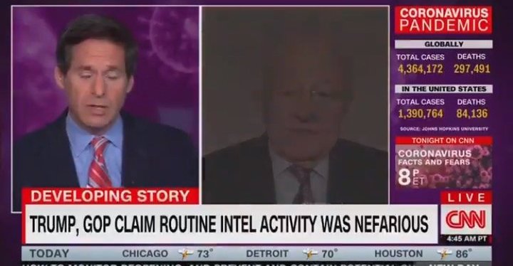 WATCH: Clapper's Video Connection Goes Dead After CNN Asks Him A