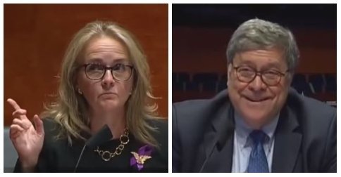 Barr laughs. Here's the finger-waving absurdity that crossed the