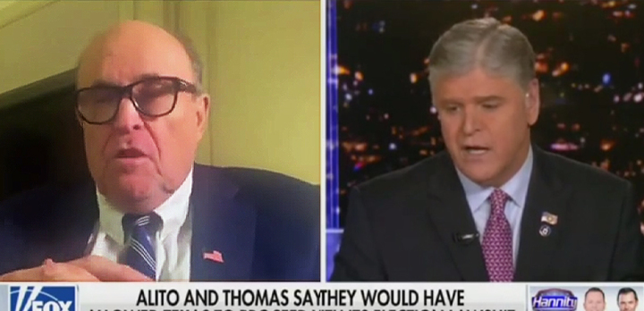 ‘What are you so AFRAID OF?!’ Giuliani tells Hannity what SCOTUS