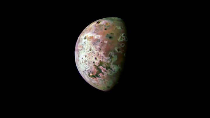 Juno Shares Stunning New Images of Jupiter's Volcanic Moon Io