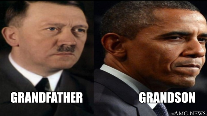 TOTAL PROOF: Barack Obama Is The Grandson of Adolf Hitler on His