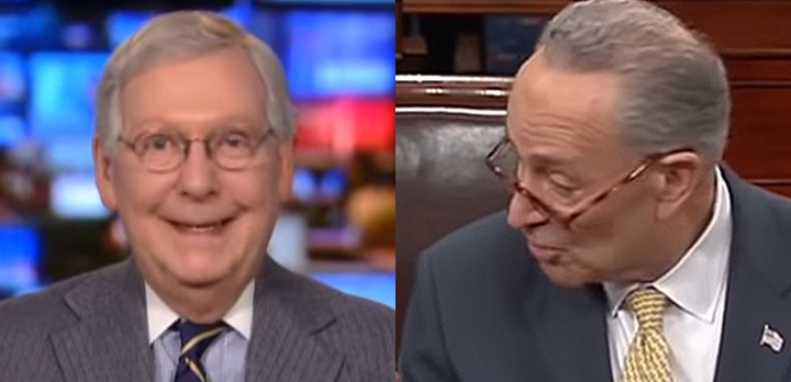 LOL McConnell STUFFS Dems trying to stop Barrett confirmation ov