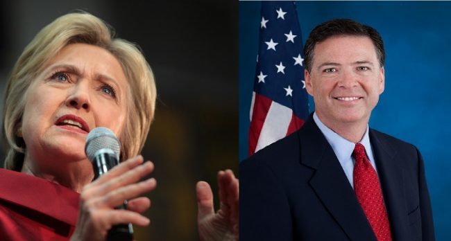 Hillary Clinton Trolls Jim Comey, Who Used Gmail For FBI Busines