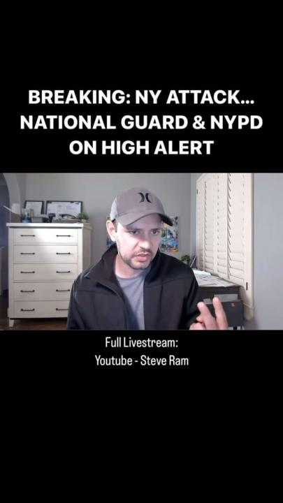 Steve Ram on Instagram: "BREAKING: NY ATTACK… NATIONAL GUARD & NYPD ON HIGH ALERT #steveram #breakingnews