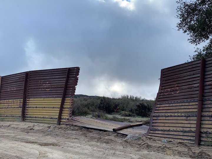 CBP San Diego on Twitter: "For the second time in less than two months, dilapidated border infrastructure in east #SanDiego County was dismantled and breached by suspected smuggling organizations. Agents discovered cross-border tracks for two vehicles, bu
