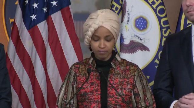 Jihadi Ilhan Omar Plays The Victim: It's A &quot;Threat To National S