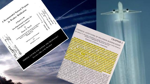 Documents Show US Government Involved in Chemtrails &amp; Weather Mo