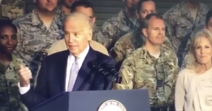 VIDEO: Slow Joe Calls U.S. Troops 'Stupid Bastards' After They R