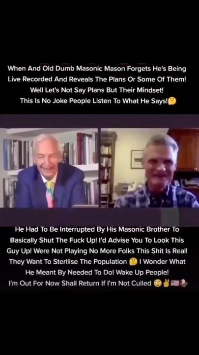 Conspiracy Theories | Unsolved Mysteries on Instagram: "Freemason Admits to Depopulation Plan!  Are Freemasons Evil?  #conspiracytheories #freemasonic #freemasonry #freemasons #occultism"