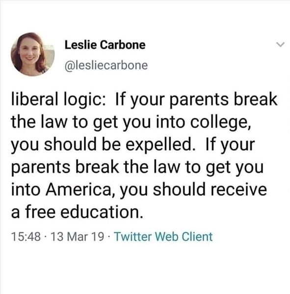No freeloaders allowed on Instagram: “That's liberal logic for you. A mix of stupidity and hypocrisy

#Libtards #LiberalLogic #NoFreeloaders #BuildTheWall #MAGA #Conservative”