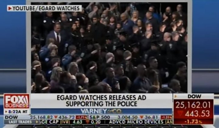 Outrageous! Egard Watches Releases Outstanding Pro-Police Ad - Y