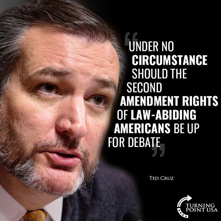 Turning Point USA on Instagram: “YES! @sentedcruz Understands The Meaning Of "Shall Not Be Infringed!" #GunsSaveLives #iHeartAmerica #TPUSA”
