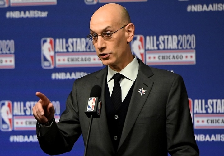 NBA Commissioner Adam Silver Maxes Out to Biden