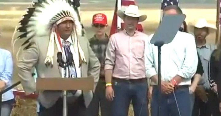 Trump And Pence Get Endorsement Of Native American Leader (VIDEO