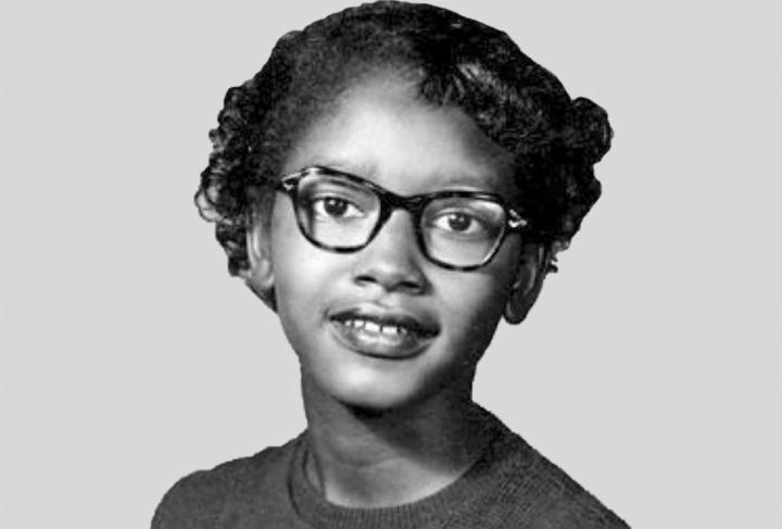 Fifteen-year-old Claudette Colvin refuses to give up her seat on