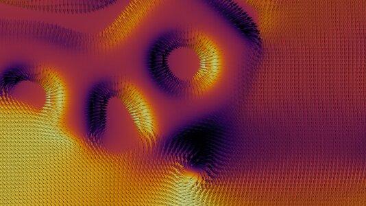 Ultrasmall swirling magnetic vortices detected in iron-containin