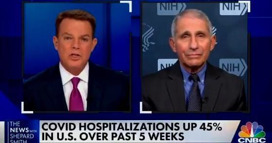 CNBC’s Shep Smith asks Dr. Fauci why U.S. can’t impose a ‘111-da