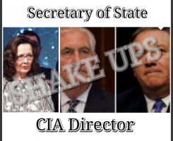 Trump Shakes Up Secr of State and CIA in Position Changes