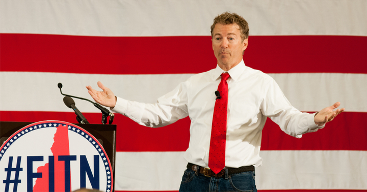 Rand Paul Rips Virus Masks, Says They're 'All About Submission' 