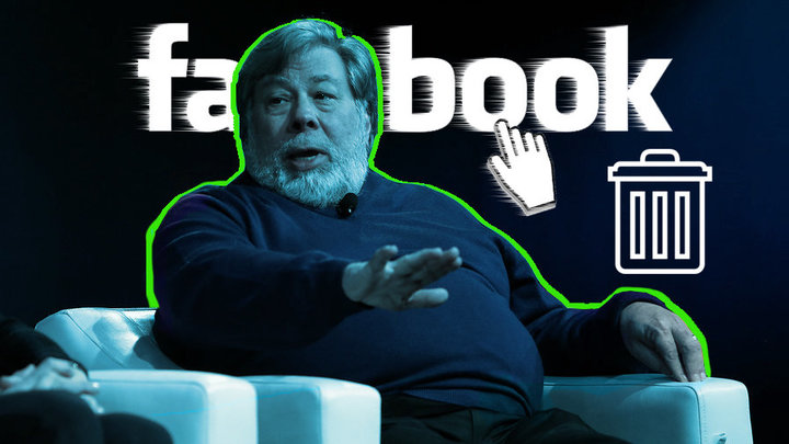 Apple co-founder Steve Wozniak joins the #DeleteFacebook movemen