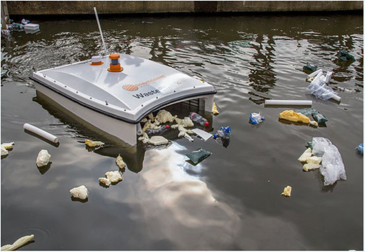 Floating Drones With The Ability To Collect Trash Before They Re