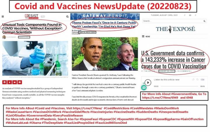 CYNews on GETTR : #Covid and #Vaccines #NewsUpdate (20220823)  h