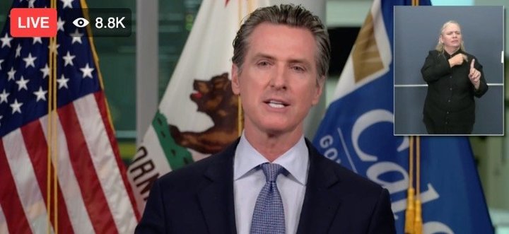 Newsom Closes Down Churches, Gyms, Hair Salons, All Indoor Dinin