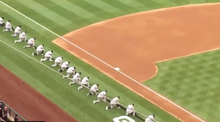 UNAMERICAN: Every Yankee and National Took a Knee on Opening Day