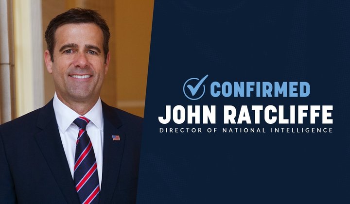 US Senate Approves John Ratcliffe as new Director of National In