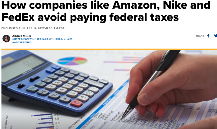 55 Corporations Pay NO Income Tax On Profits: This Now Makes Per