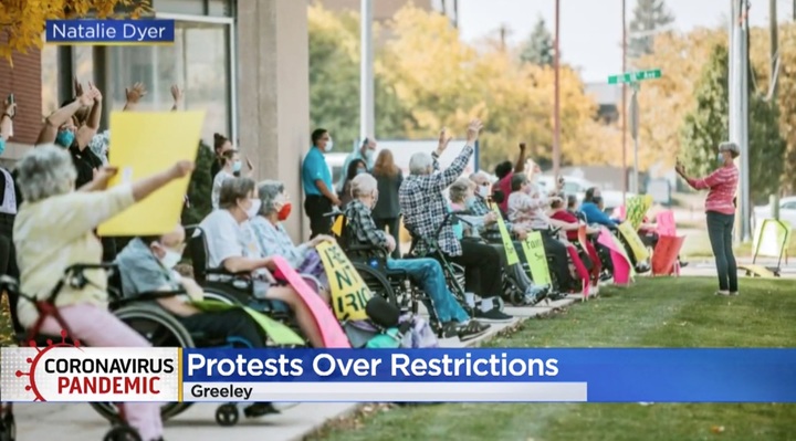 Nursing Home Residents Who Crave A &quot;Simple Hug&quot; Protest Cruel Go