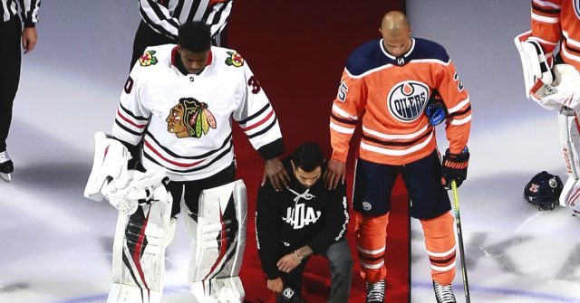 1st NHL Player -- a Canadian -- Kneels for U.S. Anthem; Stands f