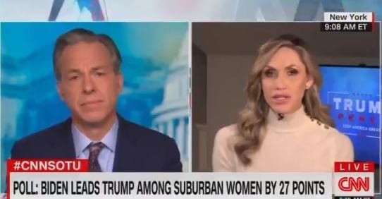 Lara Trump shares video and lets CNN's Jake Tapper know she's gl