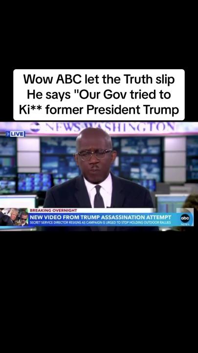 Wow ABC let the Truth slip He says "Our Gov tried to Ki** former President Trump #fyppppppppppppppppppppppp #joe #video #foxnews #abcnews #donald #donaldtrump #trump #viral #viral_video #video #maga #videoviral #trump2024  #abc #president @June Marie 