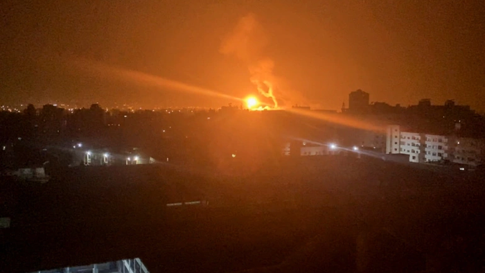 Israel Unleashes Airstrikes On Gaza Hours After Biden Departure