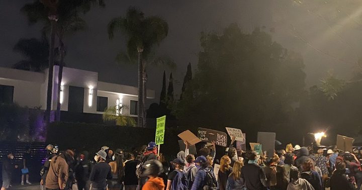 BLM Radicals Descend On Beverly Hills Neighborhood…Chant: “Eat t