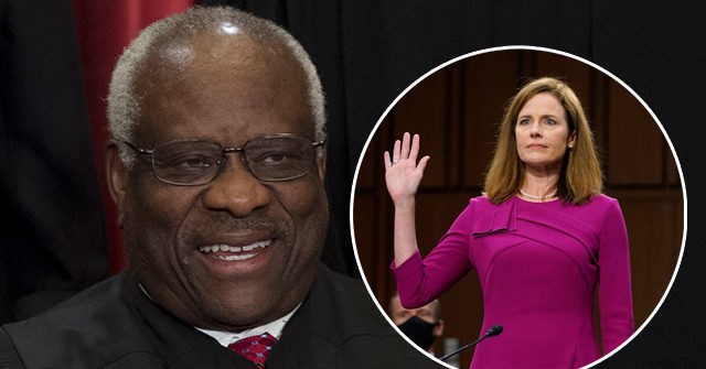 Report: Clarence Thomas Will Swear In Amy Coney Barrett to Supre
