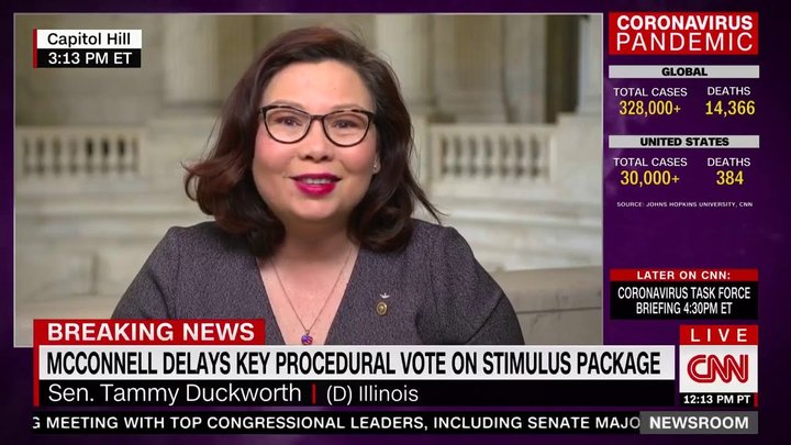 Sick! Tammy Duckworth Falsely Accuses President Trump of Killing