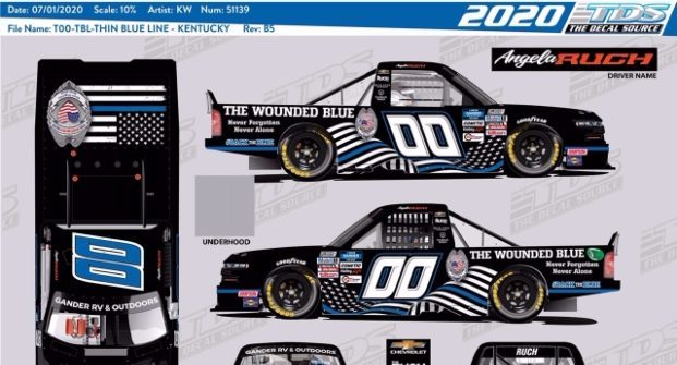 NASCAR Truck to Display #BackTheBlue Logo at Kentucky Speedway