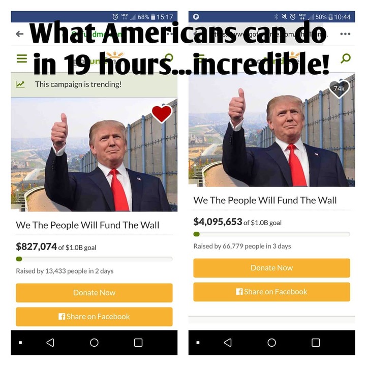 Aaron on Instagram: “Amazing and inspirational!  link in bio! #gofundthewall #thepeopleswall #buildthewall #trump #gofundme #patriotiam #nationalsecurity . . .…”