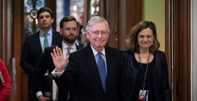 McConnell Reminds Pelosi Who Sets the Senate's Agenda After She 